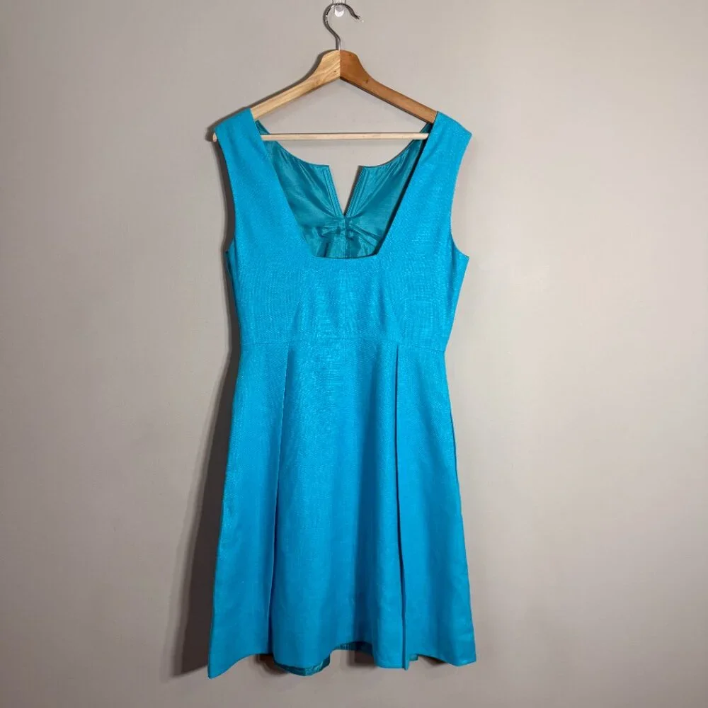 Turquoise/Cerulean Kate Spade Sleeveless Dress